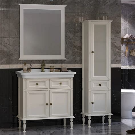 Мебель для ванной Opadiris Кантара 85 слоновая кость напольная, матовая ...