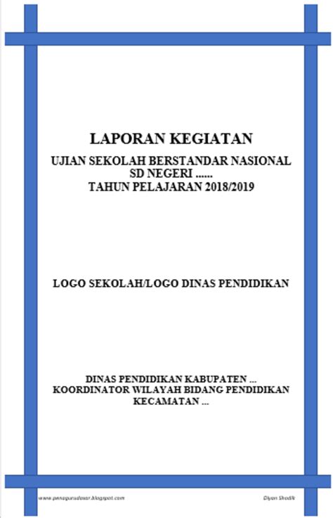 Contoh Laporan Kegiatan Untuk Pertanggungjawaban Acara
