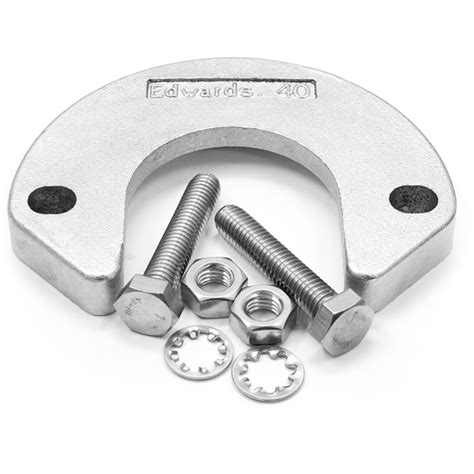 Kf 40 C Clamp For Edwards E2m40 Or E2m80 Inlet Intake Ports Stainless