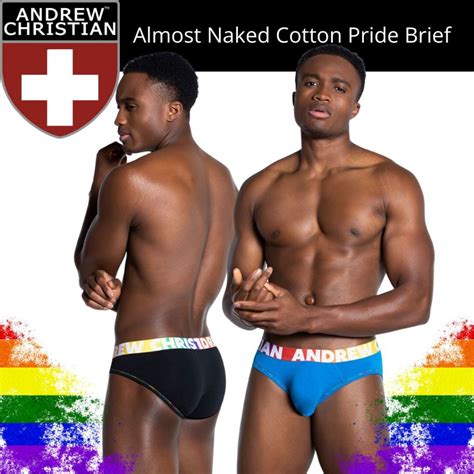 Andrew Christian Almost Naked Cotton Pride Brief Shopee Thailand