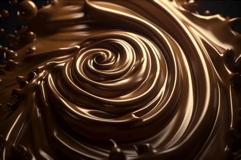 Hot Dark Chocolate Generate Ai
