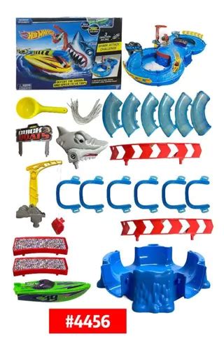 Juguete Pista Acuatica Tiburon Hot Wheels Mercadolibre