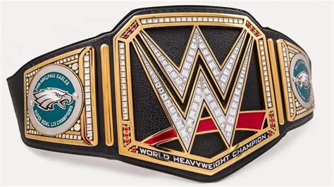 Wwe Gives Philadelphia Eagles Custom Belt To Celebrate Super Bowl Lii Victory Wwe News Sky