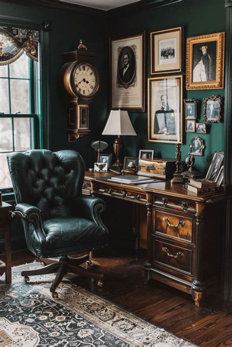 Top 21 Vintage Office Ideas That Exude Sophistication And Style Home Office Design Home