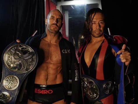 Cesaro And Shinsuke Nakamura R WrestleWithThePackage