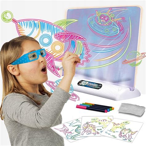 TABLICA MAGICZNA DO RYSOWANIA 3D TABLET OKULARY D1 11494731547