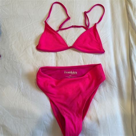 Swim Frankies Bikini Hot Pink Bikini Poshmark