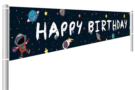 Buy Large Outer Space Birthday Banner Outer Space Birthday Party