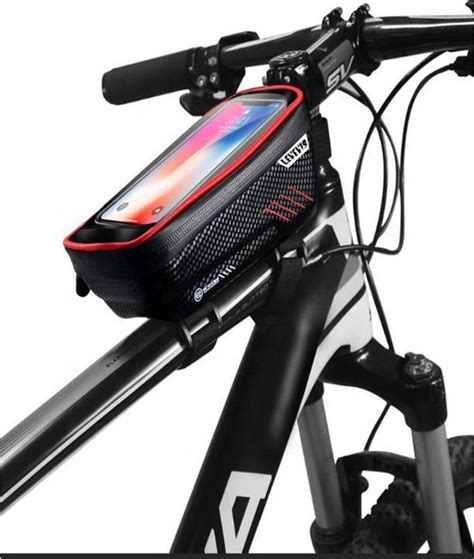 Levevis Fietstas Frame Telefoonhouder Fiets MTB Zadeltas Racefiets