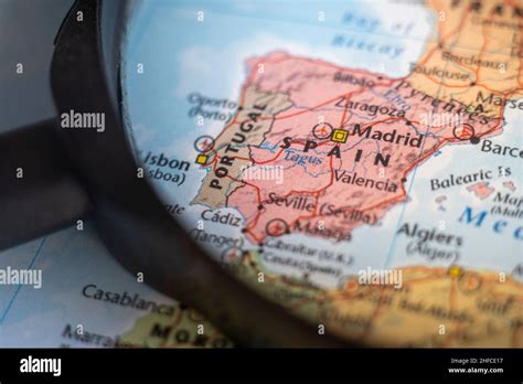 Mappa Spagna Portogallo Immagini E Fotografie Stock Ad Alta Risoluzione