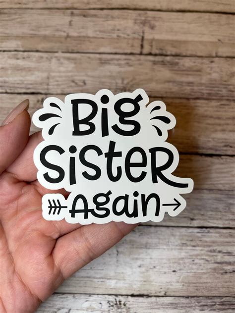 Big Brother Big Sister Sticker - Etsy