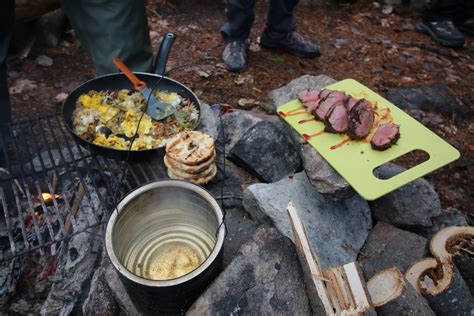 A very late breakfast (lunch?) done right! : r/CampfireCooking