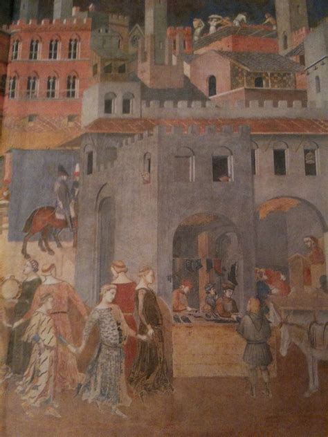 Ambrogrio Lorenzetti Le Palais Communal Sienne