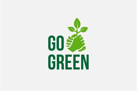 Go Green Logo | Branding & Logo Templates ~ Creative Market