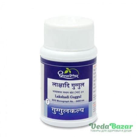 Купить Лакшади Гуггул (Lakshadi Guggul) для суставов и костей, 60 таб ...