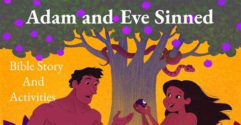 Free Adam And Eve Sinned Bible Activities On Sunday School Zone