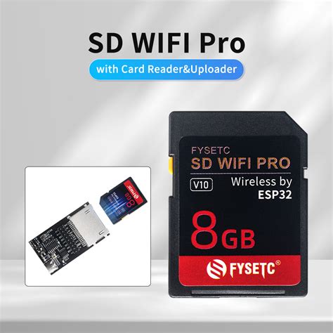 FYSETC Upgrade SD WIFI PRO with Card-Reader Module Run Wireless by ESP ...
