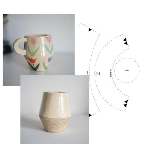 templates cup cut 10