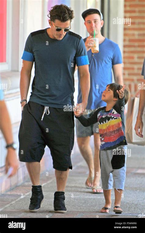 Orlando Bloom Son Flynn And Father Colin Out And About In Malibu