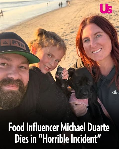 Us - Food influencer Michael Duarte, known to fans as "Food With Bear