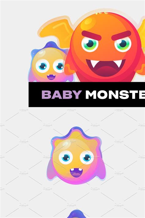 Baby Monsters Svg Bundle Masterbundles