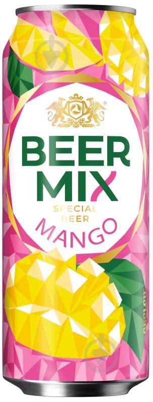 ᐉ Пиво Оболонь Beermix манго 500 мл • Краща ціна в Києві, Україні ...
