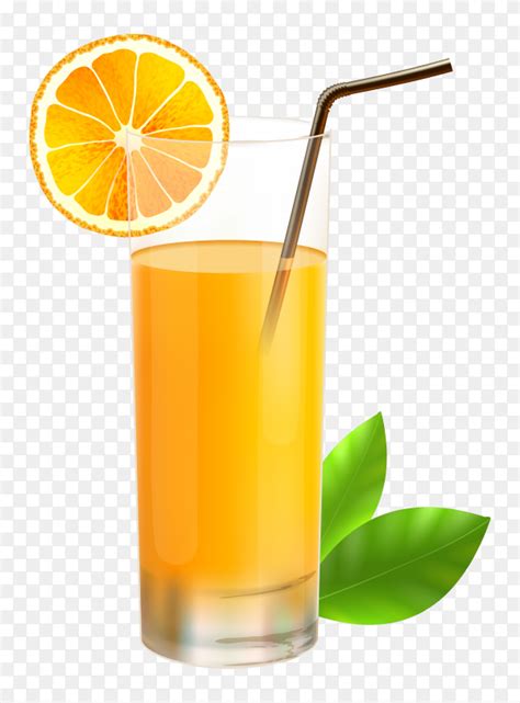 Transparent Orange Juice Glass Png