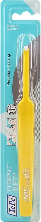 Монопучковая зубная щетка, желтая - TePe Tuft Toothbrush: купить по ...