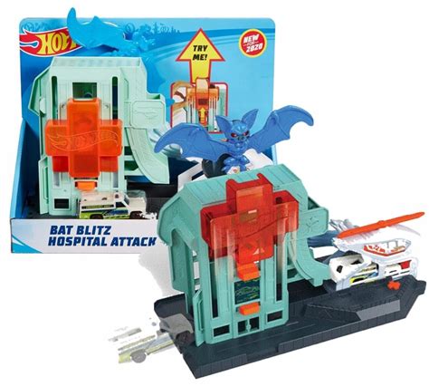 Hot Wheels Zestaw Atak Nietoperza Autko Gjk Oficjalne Archiwum Allegro