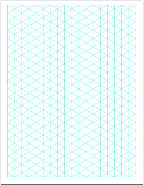 Printable Isometric Graph Paper