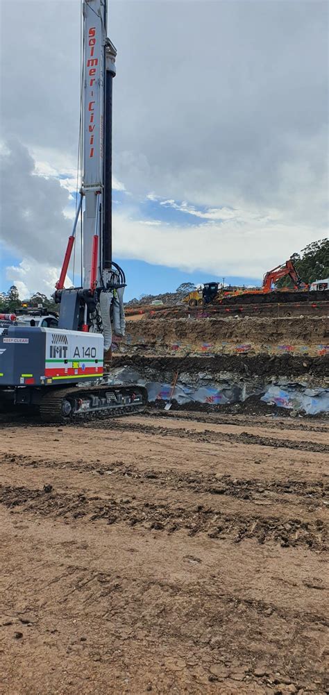 Extreme Hard Rock Drilling Solmer Civil Newcastle