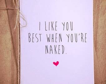 Naked Valentine Card Etsy
