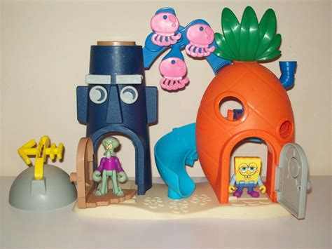 Fisher Price Imaginext Nickelodeon Spongebob Squarepants Bikini Bottom Playset