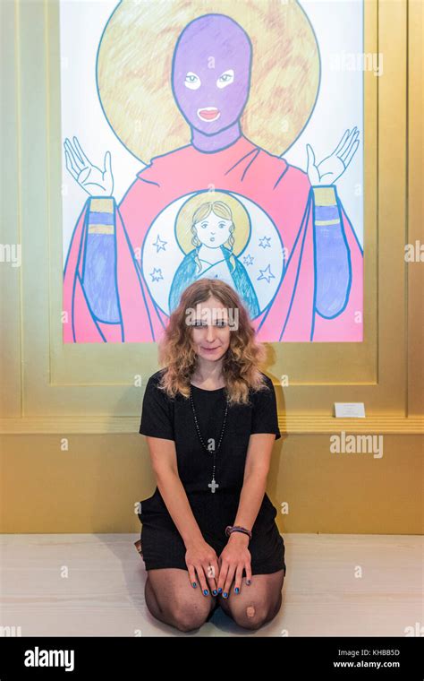London Uk Th November Maria Alyokhina From Pussy Riot With Vdb Psrt By Artem