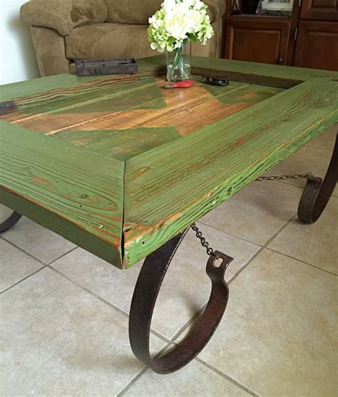 Barn Door Coffee Table Reclaimed Barn Door Coffee Table