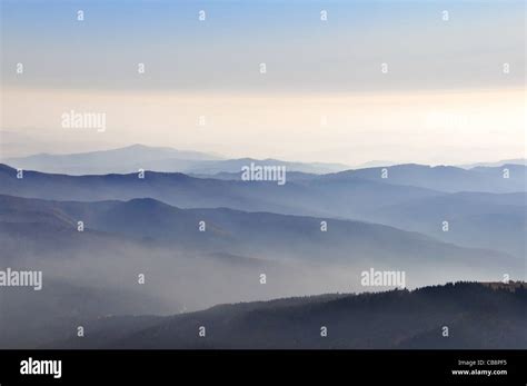 mountains, blue sky, clouds Stock Photo - Alamy