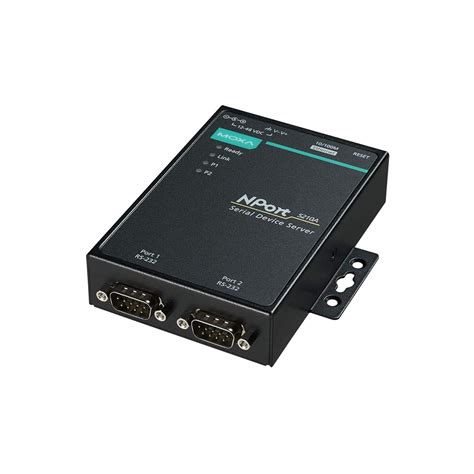 Moxa NPort 5210A - 2 Ports Device Server, 10/100M Ethernet, RS-232, DB9 ...