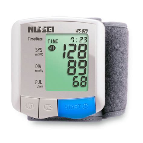Tensiometru electronic de incheietura Nissei WS-820, afisaj LCD ...