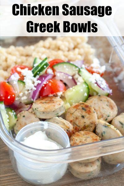 Greek Meal Prep Bowls | Lunch recipes healthy, Meal prep bowls, Healthy