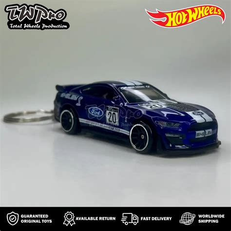 Gantungan Gran Turismo Hot Wheels Keychain Ford Mustang Shelby Gt Keyring Keychain