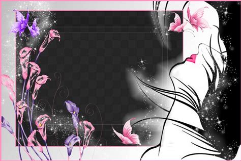 Нежная фоторамка для женского фото.