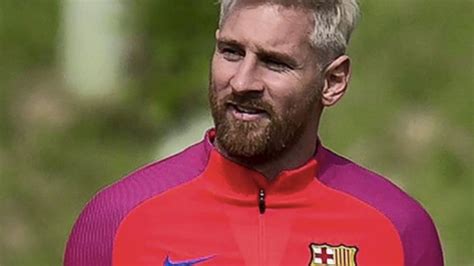Leo Messi New Blonde Hair News YouTube