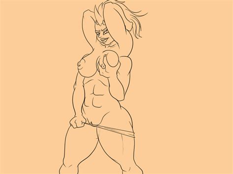 Sheeva Lineart By Sheevalover Hentai Foundry
