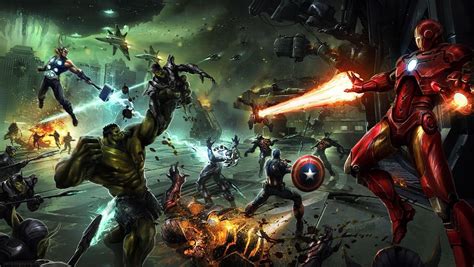Hd Artwork Captain America Man Comic Hulk Comic Character Thor