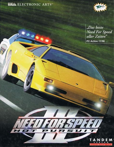 Need For Speed III Hot Pursuit 1998 Box Cover Art MobyGames