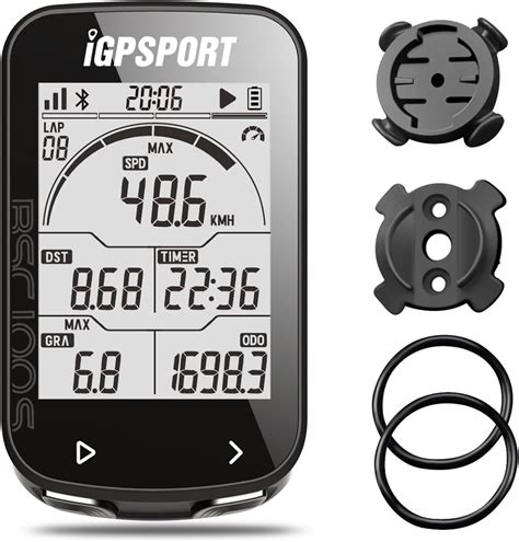 Amazon.com : iGPSPORT BSC100S GPS Bike Computer Wireless, 2.6 inch LCD ...