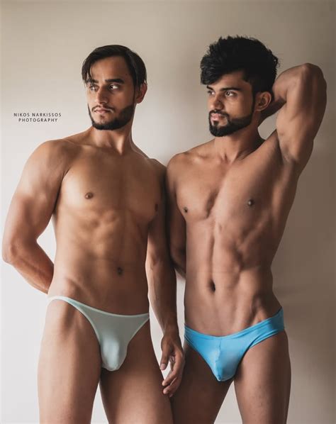 Shirtless Bollywood Men Two Cute Indian Hunks In Tiny Underwear Sexy Men Naked Well Nearly