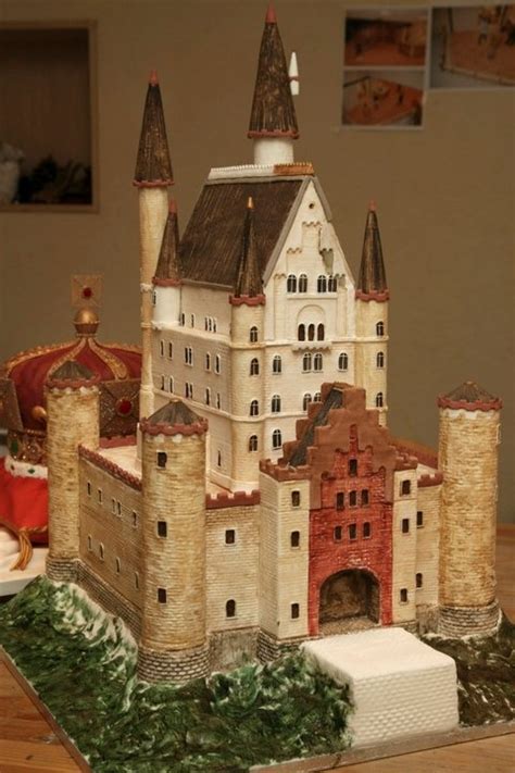 A Cake Made To Look Like A Castle