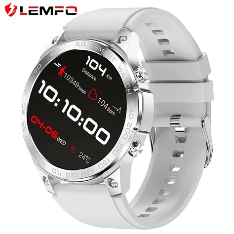 Lemfo Smart Watches For Men Nfc Dm Smartwatch Amoled