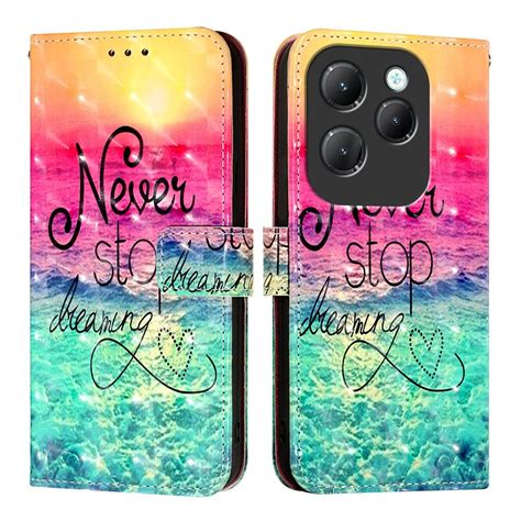For Infinix Hot Hot Pro D Painting Horizontal Flip Leather Phone Case Chasing Dreams